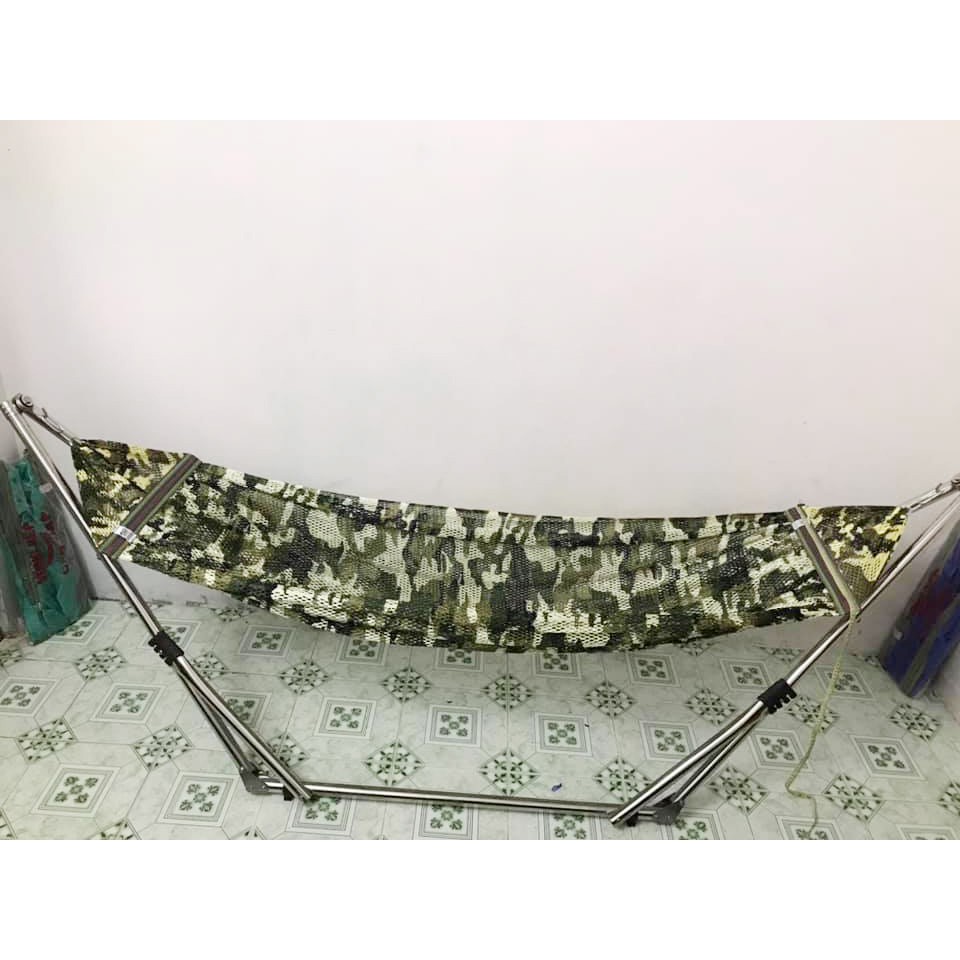 VÕNG LƯỚI CÁN THÉP 2 LỚP -  Dài 2M3 X 1M5 - CÁN THÉP 60CM - Lưới võng cao cấp