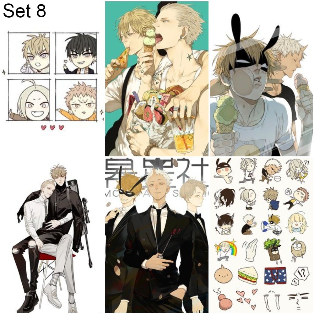 Bộ 6 Áp phích - Poster Manhua 19 Days 2