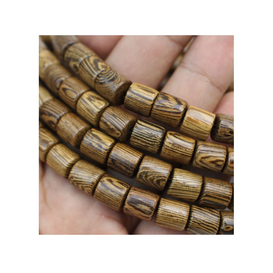 Vòng tay 108 hạt gỗ cánh gà phong cách phật giáo