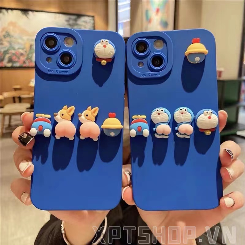 Ốp Điện Thoại Silicon Dẻo In Hình Doremon Ass Cho iPhone 13 Pro Max 12 Pro Max 11 Pro Max XR IX XS Max i7 8Plus