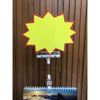 Combo kẹp quảng cáo + bảng sale ghi giá quảng cáo