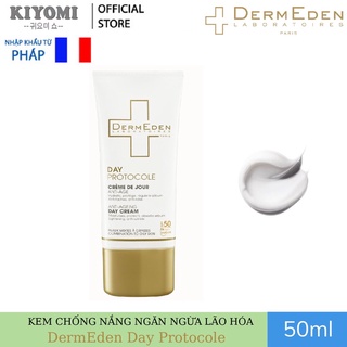 Kem dưỡng da ban ngày cho da dầu DERMEDEN 3 trong 1 chống lão hóa, dưỡng ẩm và chống nắng SPF50 PA+++ 50ML 5.0