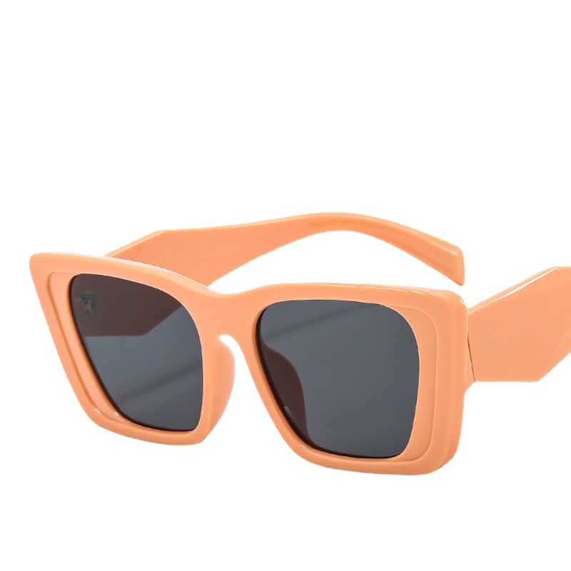 Kính Mát Đính Kim Cương Giả Màu Tương Phản Thời Trang Cho Nữ