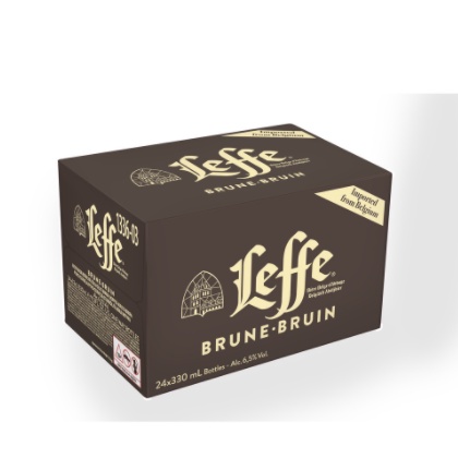 Thùng 24 Chai Bia Leffe Brune (Leffe Nâu)  330ml