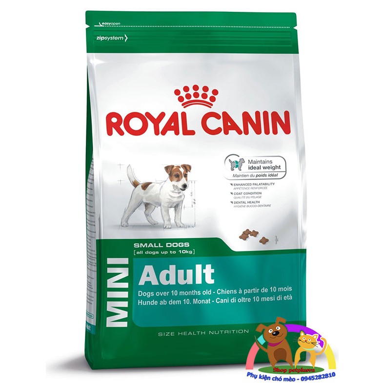 Thức ăn cho chó con trưởng thành Royal Canin Mini Adult 2kg