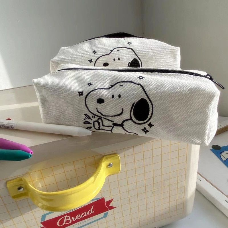 Túi Vải Đựng Ly Túi Đựng Bút In Hình Hoạt Hình Vải Canvas