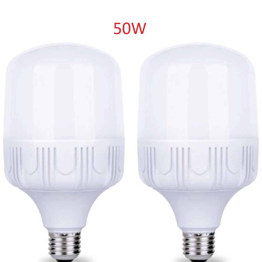 Bộ 2 bóng đèn led 50W (bóng lớn) - Siêu sáng - tiết kiệm điện
