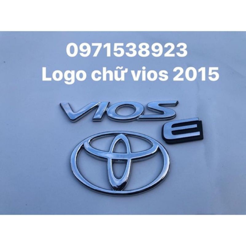 Logo Chữ Nổi Vios Dán Đuôi Xe vios 2014-2018