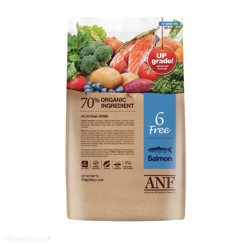Thức ăn hạt hữu cơ cho chó ANF 6 Free 2kg