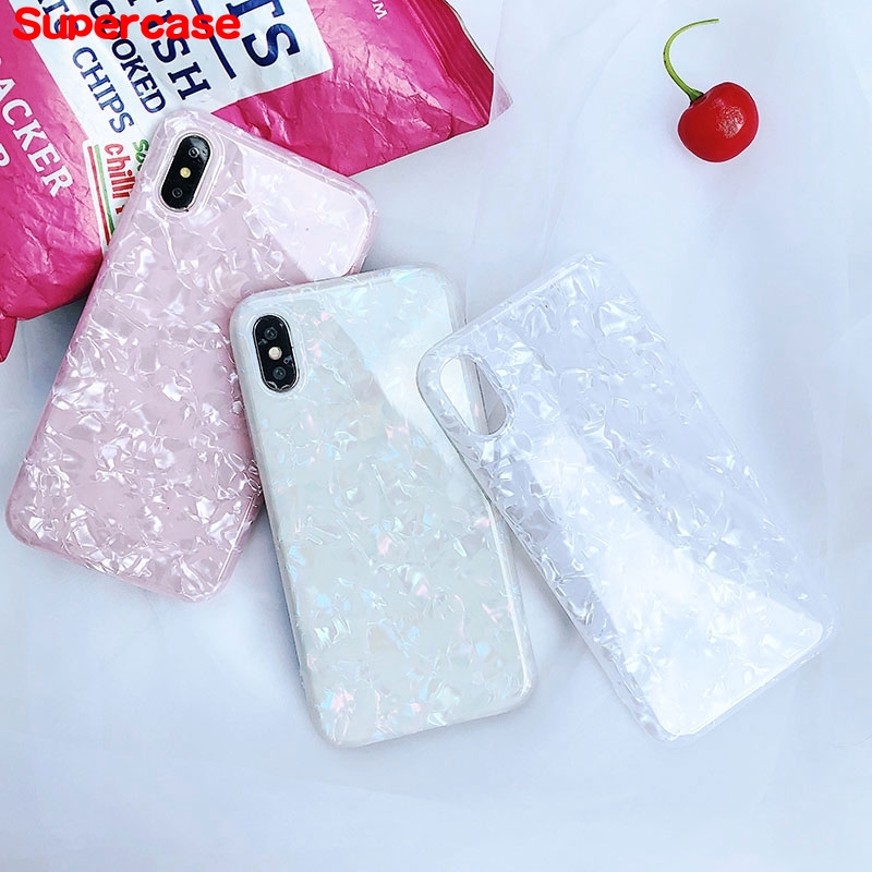 For Xiaomi Mi 10 Pro 9 8 SE Lite Redmi K30 Pro Note 7 Case Glitter Dream Shell Pattern Soft Cover