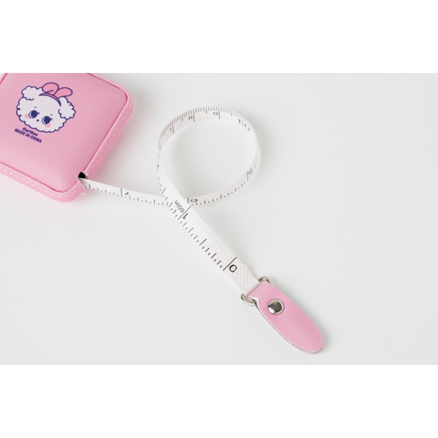 Thước Dây ARTBOX Hàn Quốc Hình Vuông Thỏ Bichon Xinh Xắn Dài 150cm
