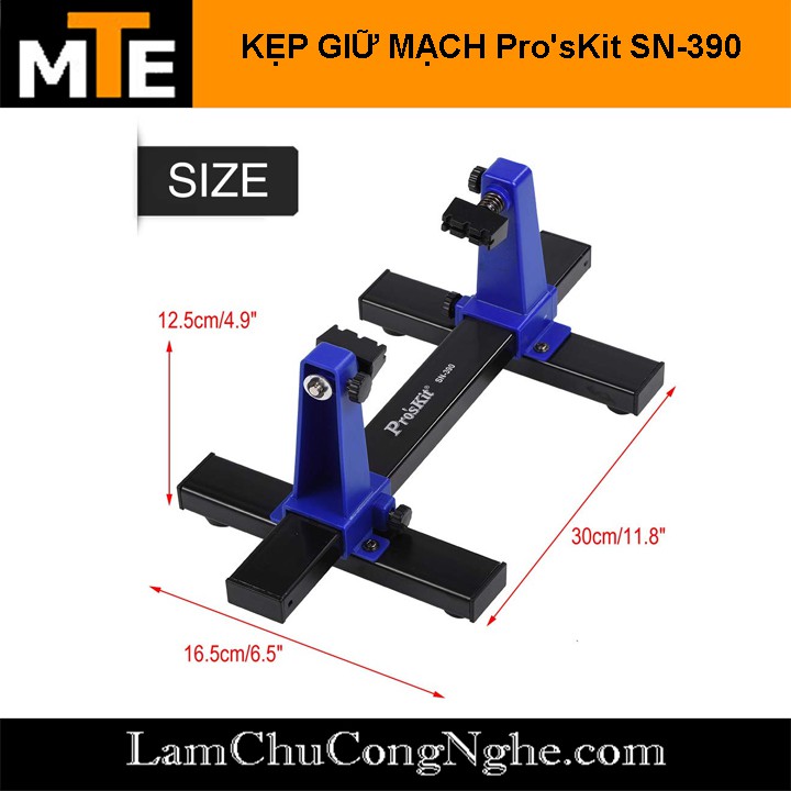 Dụng cụ kẹp giữ mạch hỗ trợ hàn cực kì tiện lợi Pro'skit SN-390 , phụ kiện hàn