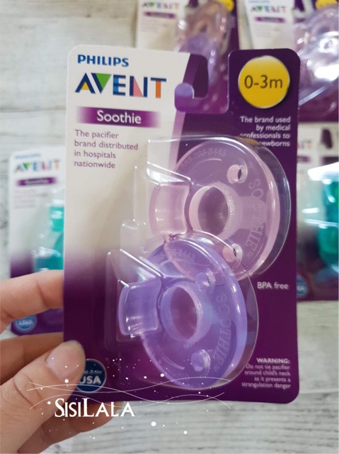 Ti ngậm Philips Avent siêu mềm cho bé 0-3tháng