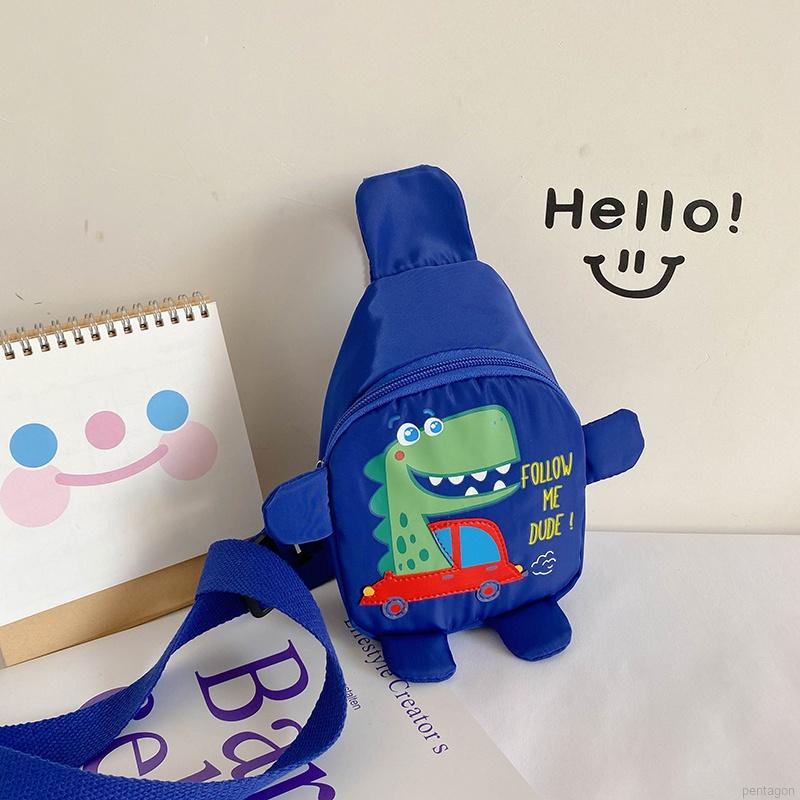Túi Đeo Chéo Hình Khủng Long Hoạt Hình Đáng Yêu Cho Bé