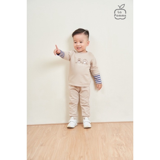La Pomme bộ dài tay cho bé chubby friends AW2022