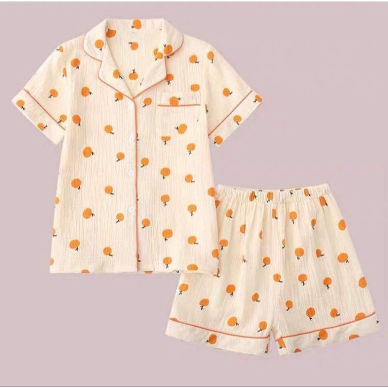 Đồ Bộ Pijama đùi freesize<60kg - Đồ ngủ dễ thương