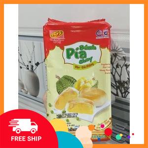 BÁNH PÍA CHAY ĐẬU XANH SẦU RIÊNG TÂN HUÊ VIÊN 400G 4 CÁI