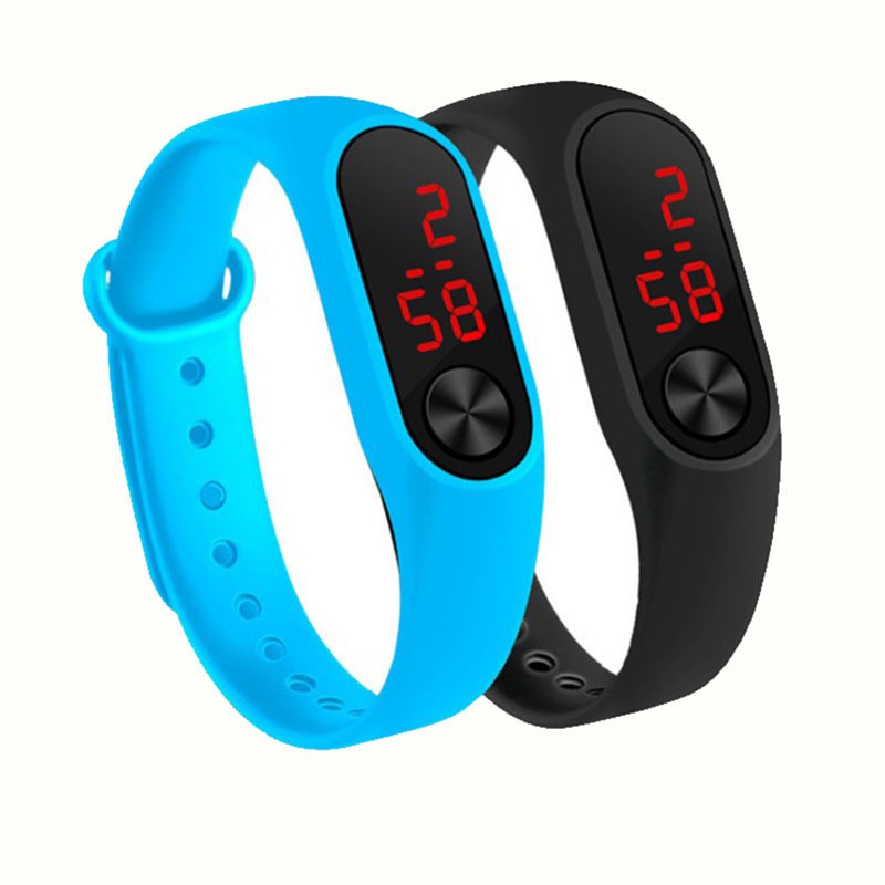 Đồng Hồ LED UNISEX LE88 và dành cho trẻ em đeo được dây silicon dẻo dễ đeo chắc chắn ôm tay | BigBuy360 - bigbuy360.vn