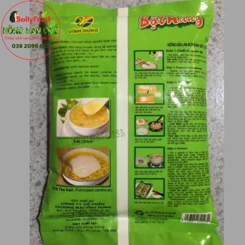 Bột Năng Vĩnh Hưng 400g - Nông Sản Quê SallyFood