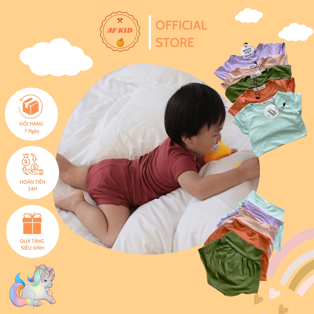 Bộ Quần Áo Cộc Hè Quần Chip AF KID Siêu Mềm Mát Cho Bé Thoải Mái Vui Chơi