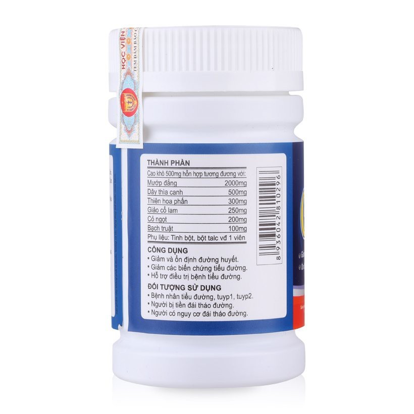Thanh Đường Gamosa Học viện Quân Y - Hỗ trợ giảm biến chứng tiểu đường [Chính hãng]