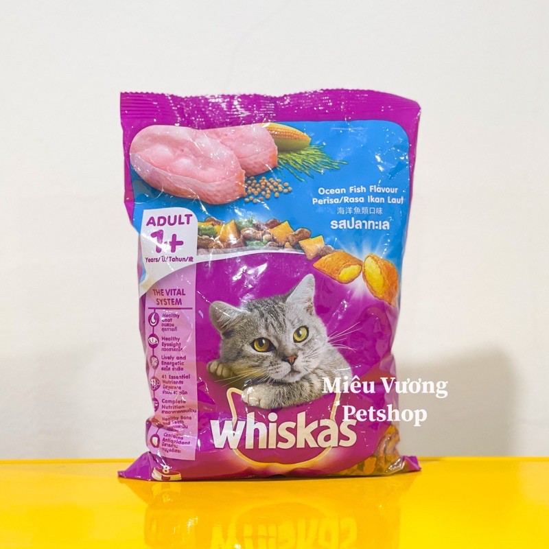 Whiskas 400g | Hạt Whiskas Adult Cho Mèo Lớn | Gói 400g | 3 Vị