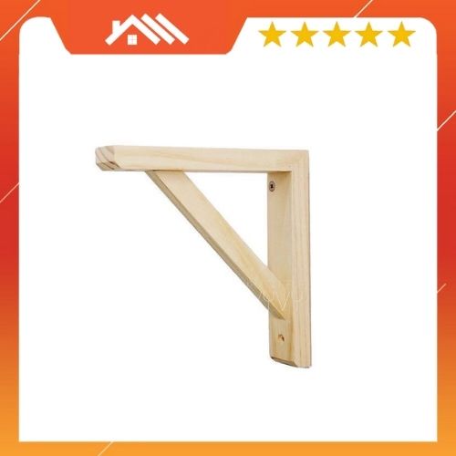 Ke góc giá đỡ chữ L gắn tường nội thất decor/ Kệ gỗ gắn tường treo đèn, cây cảnh trang trí macrame