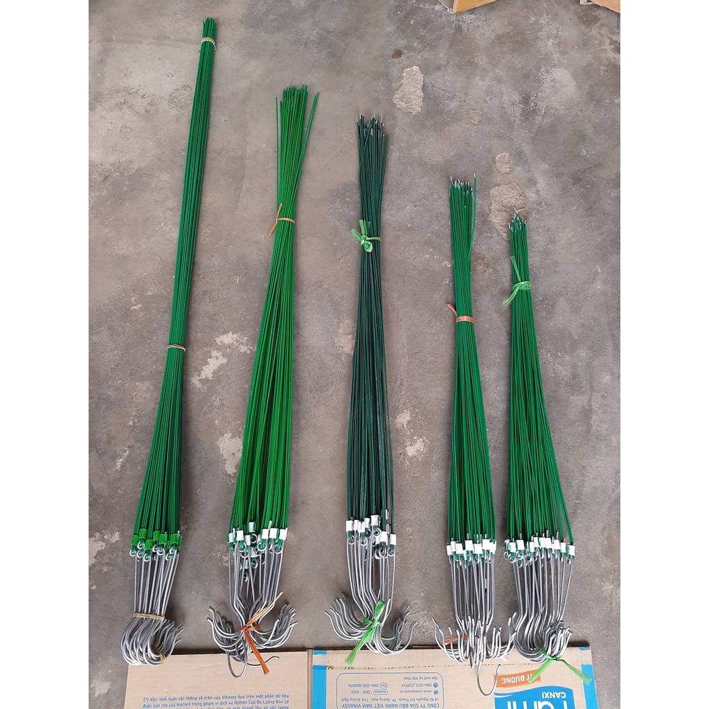 Móc treo chậu lan inoc-kẽm-bọc nhựa dài {70cm,80cm,90cm,1m,1,1m,1,2m