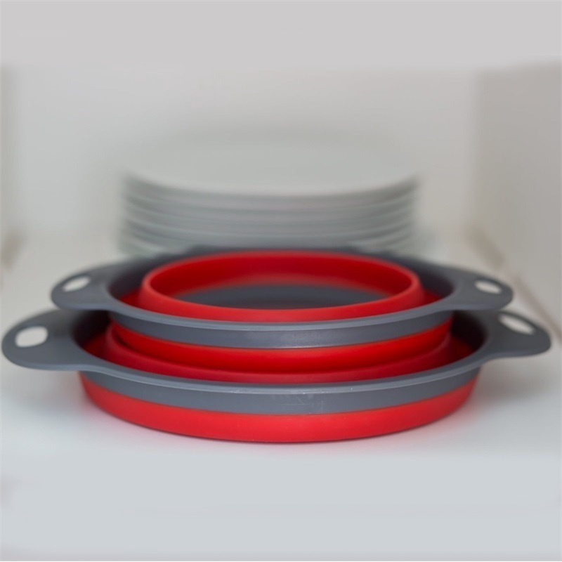 Rây Lọc Rau Củ Quả Bằng Silicone Có Thể Gấp Gọn