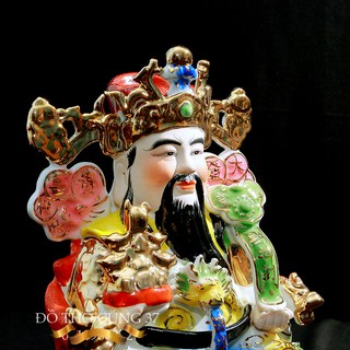 TƯỢNG ÔNG THẦN TIỀN [ GỐM SỨ CAO CẤP]