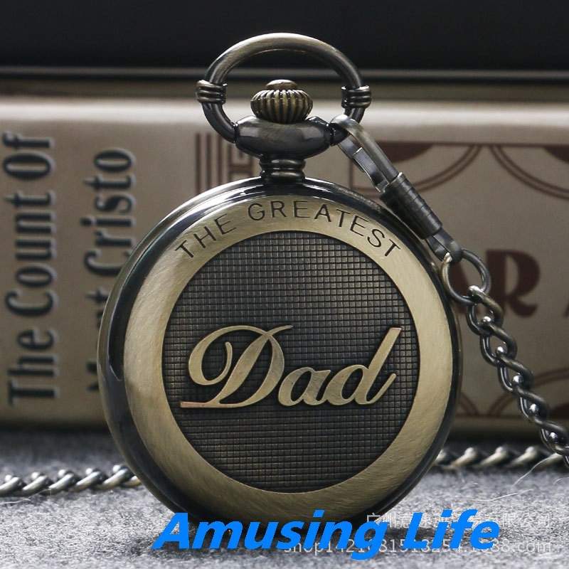 Quartz Pocket Watch Thương Mại Nước Ngoài Bán DADNgoại Retro Lớn Thạch Anh Đồng Hồ Bỏ Túi La Mã Theo Nghĩa Đen Cổ Quà T