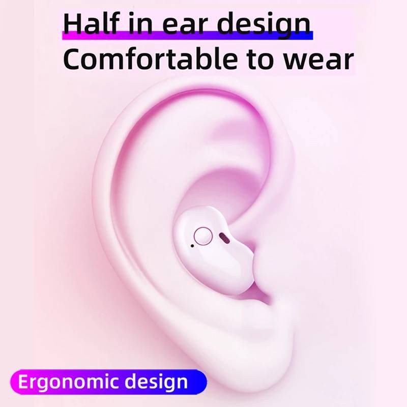Dllencase Tai nghe bluetooth không dây 5.1 8d cho điện thoại Huawei S6