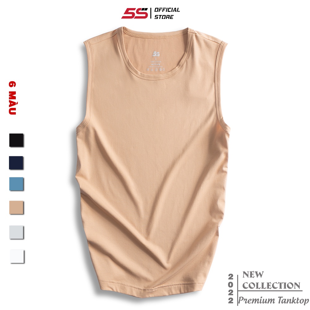Áo Tank Top 5S (6 Màu), Chất Liệu Mềm Mại, Thoáng Mát, Co Giãn Tốt, Kiểu Dáng Thể Thao, Khỏe Khoắn (ATT22099-06) !