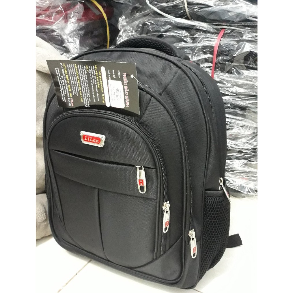 S03 - 40x32CM - BALO ĐI HỌC, ĐI CHƠI SIZE NHỎ vừa lap 15inch. Balo học sinh khóa đen