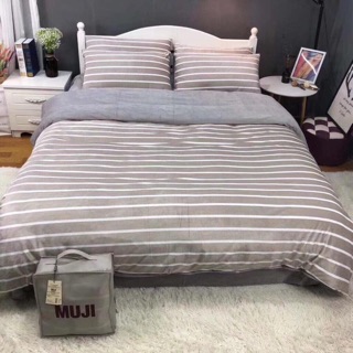 Set vỏ chăn ga gối MUJI