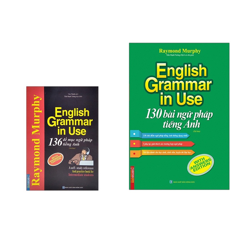 Sách - Combo 2c 136 đề mục npta đỏ đen + 130 bài ngữ pháp ta (màu)
