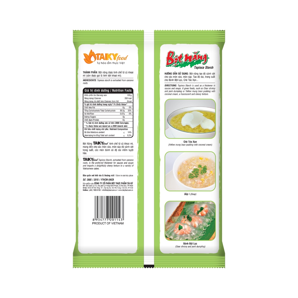 Bột năng tài ký 400g