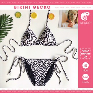 Bikini tam giác sọc ng.ựa vằn(anh thật)