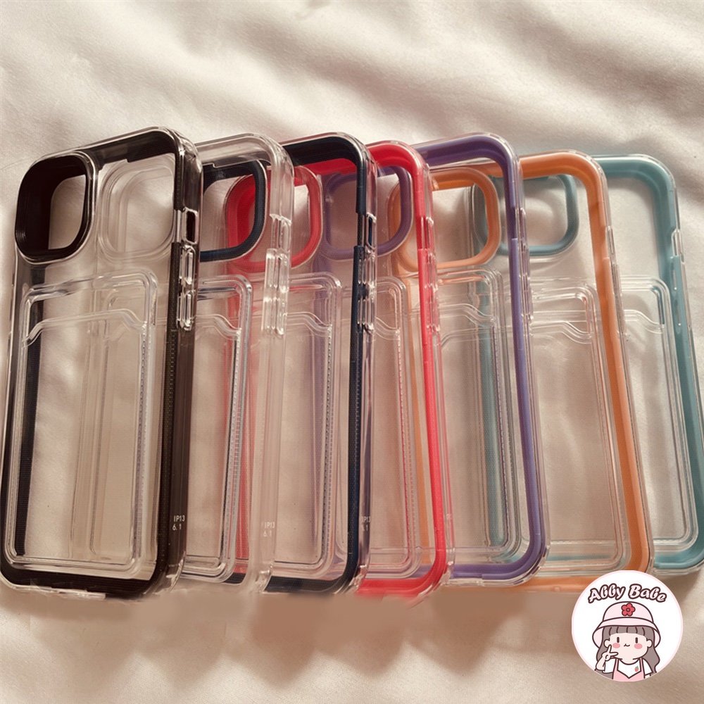 Ốp Điện Thoại TPU Mềm Chống Sốc Tích Hợp Ví Đựng Thẻ Sang Trọng Dành Cho Iphone 13 12 11 Pro Max XR 7 Plus