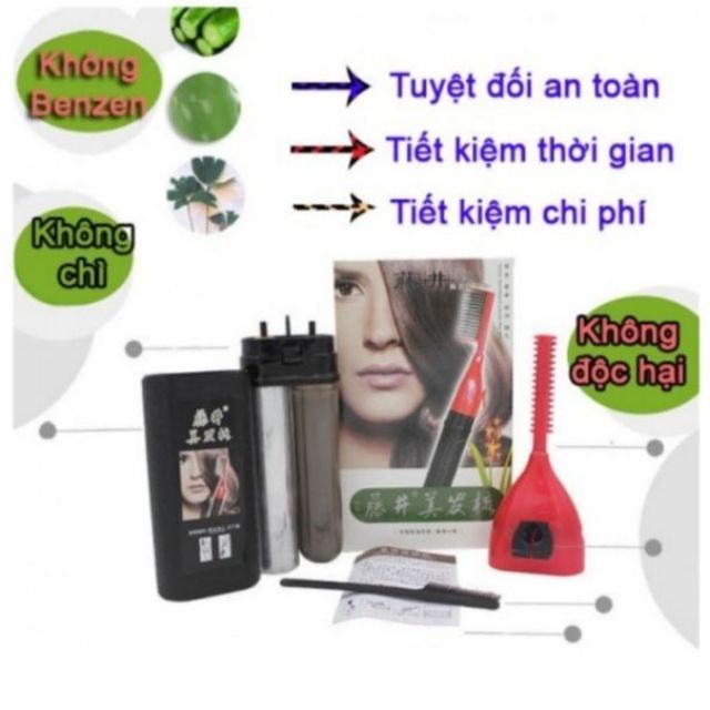 Lược chải nhuộm tóc thông minh cho những ai muốn tóc bạc chuyển sang đen, chỉ cần chải và chải .....