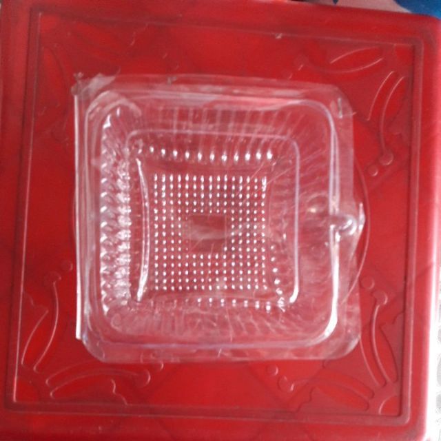 Hộp nhựa vuông trong h52 1 lốc 50 cái