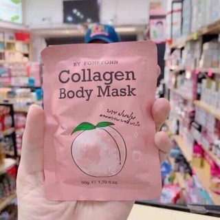 Ủ trắng trái đào collagen body mask