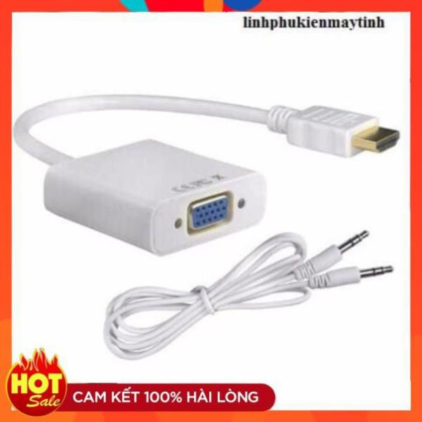 [Chính Hãng] Cáp chuyển đổi hdmi sang Vga có âm thanh chất lượng tốt