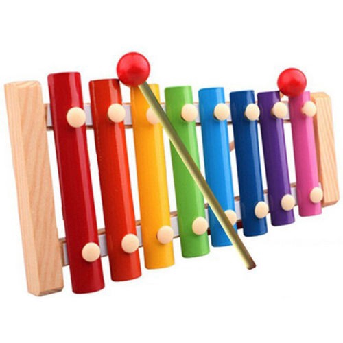 Đồ chơi nhạc cụ Xylophone bằng gỗ nhiều màu sắc