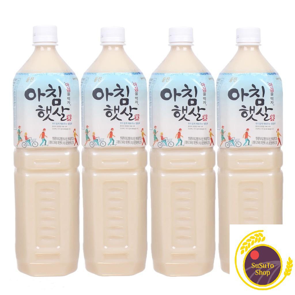 [Mã 159FMCGSALE giảm 8% đơn 500K] Sữa Gạo Woogjin Hàn Quốc 1.5l
