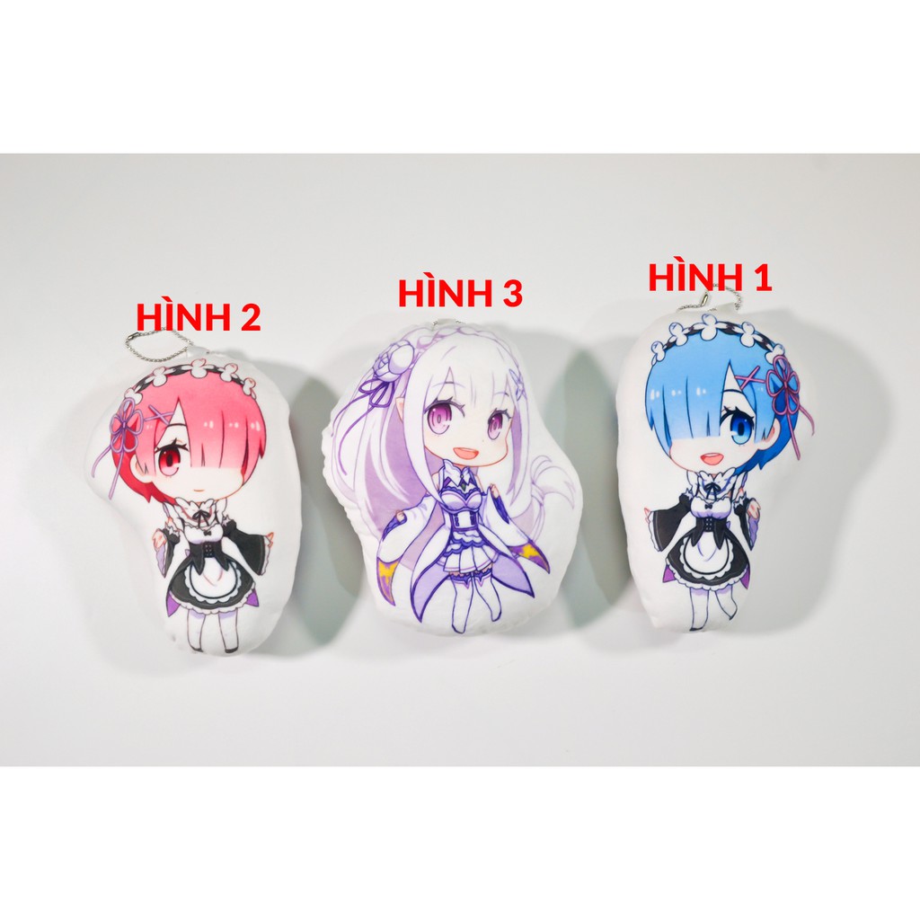 [Thanh lý bán lỗ] Gối ôm, gối kê tay Anime chibi – Re:zero [AAM] [PGN44]