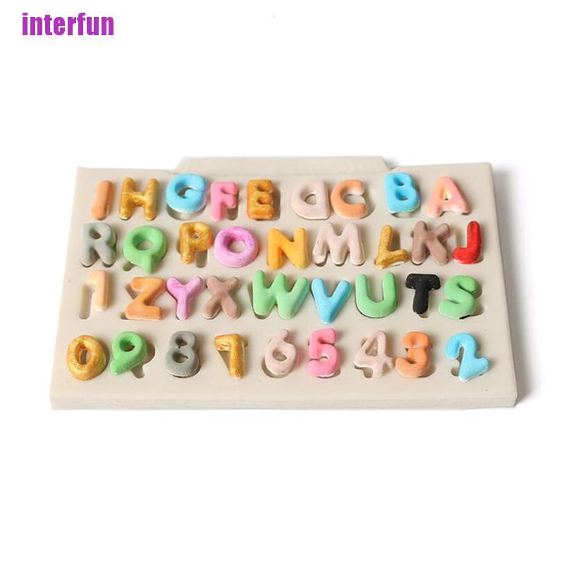 Khuôn Làm Bánh Chất Liệu Silicone Hình Chữ Cái