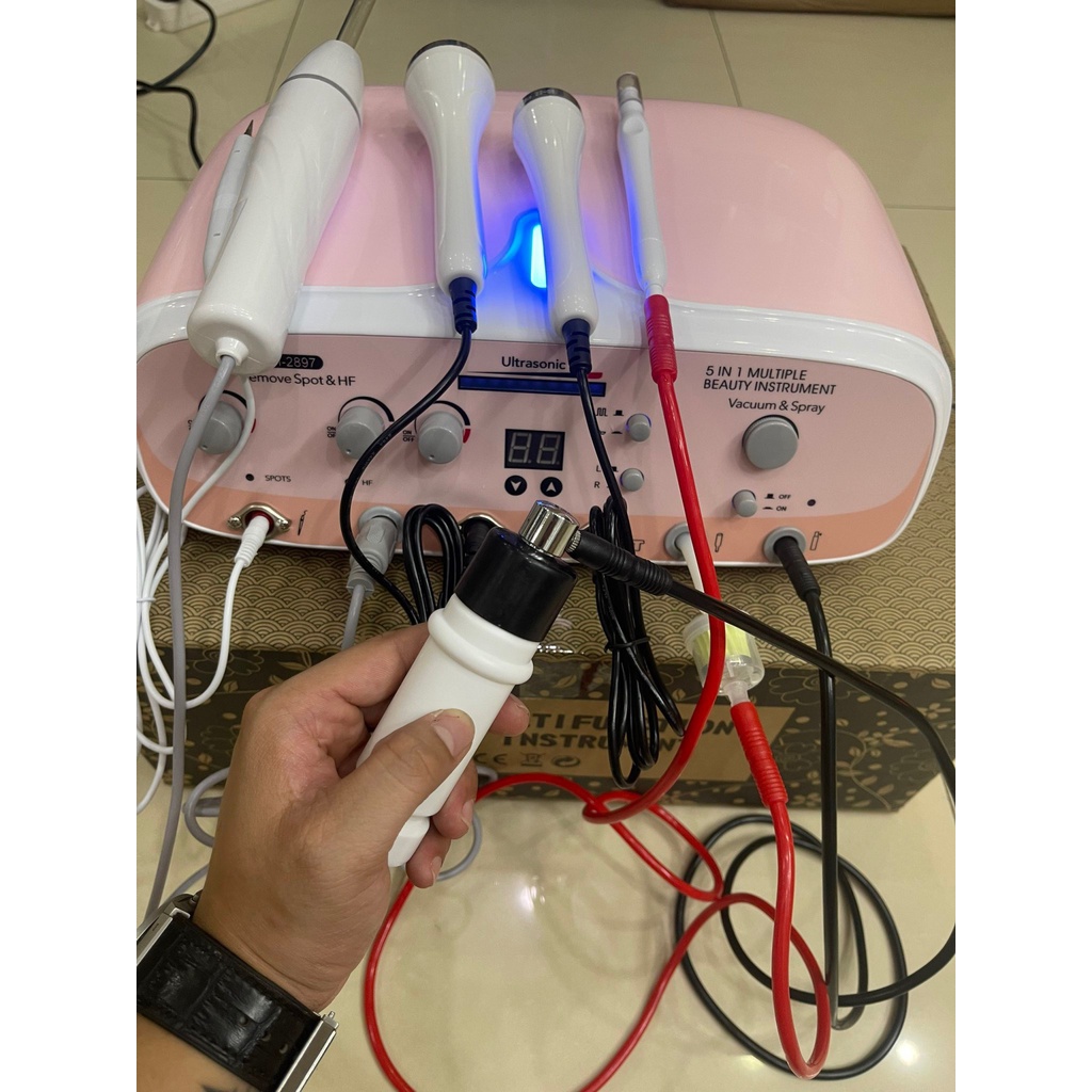 Máy Chăm Sóc Da 5in1 Máy Chăm Sóc Da Cao Cấp Cho Spa, Bảo Hành 12 Tháng.