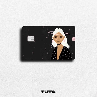 MIẾNG DÁN SKIN/ STICKER thẻ ATM, ngân hàng, chung cư, thẻ xe (GiRL) | TUTA CARDS