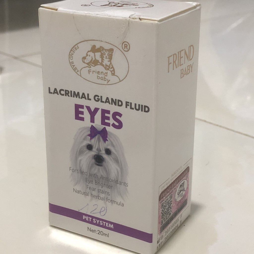 Siro uống làm giảm chảy nước mắt cho thú cưng - Lacrimal Gland Fluid EYES ( Pro-white ) 20ml